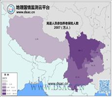 2007年西南离退人员养老保险人数