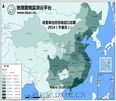 2014年经营单位所在地进口总额