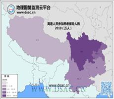 2010年西南离退人员养老保险人数