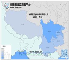 2011年西南城镇职工养老保险人数