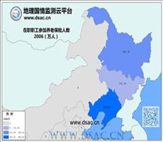 2006年在职员工参加养老保险人数-东北