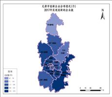 天津市2017年实现创新的企业数