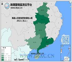 2012年中南离退人员养老保险人数